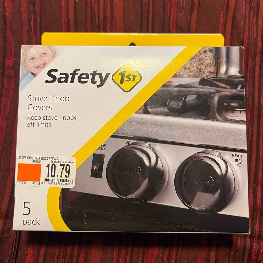 Safety 1st black stove knob covers , 5 pack